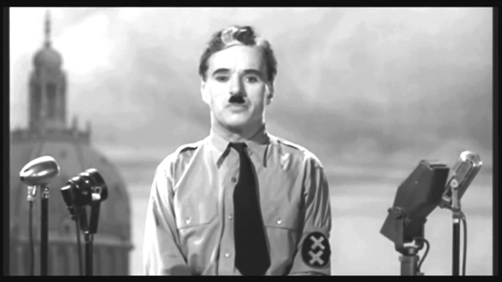 discurso final de Charles Chaplin en El gran dictador