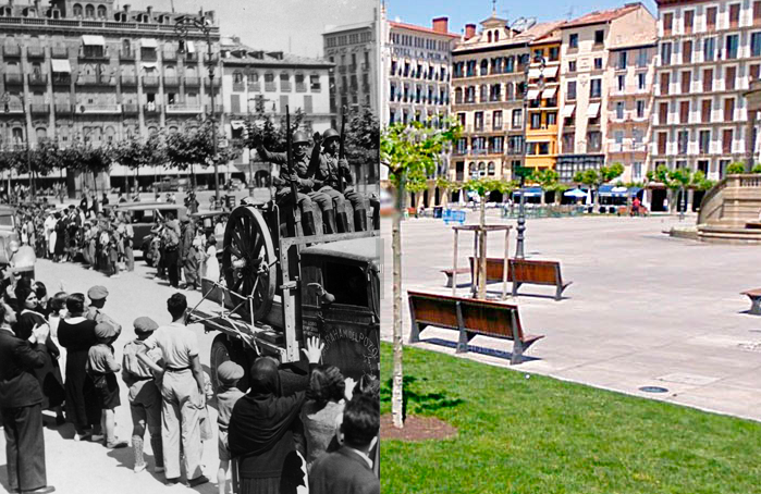Plaza del Castillo 1936-2011